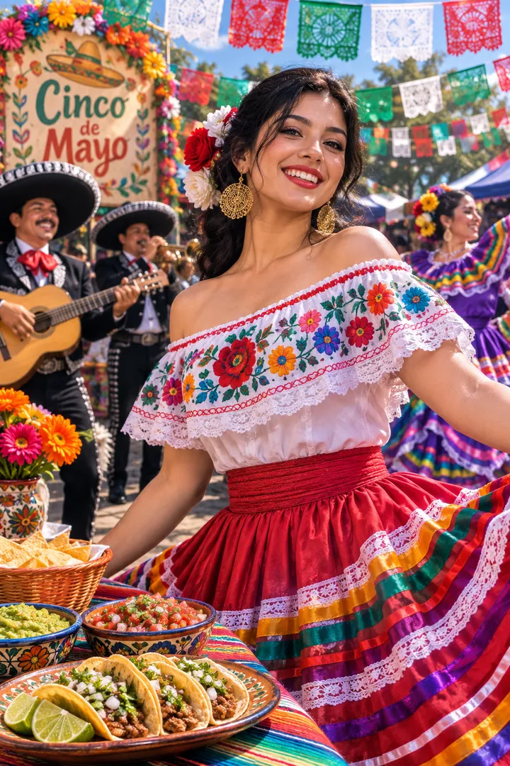 Cinco de Mayo Fiesta: AI American Cultural Celebrations photo effect