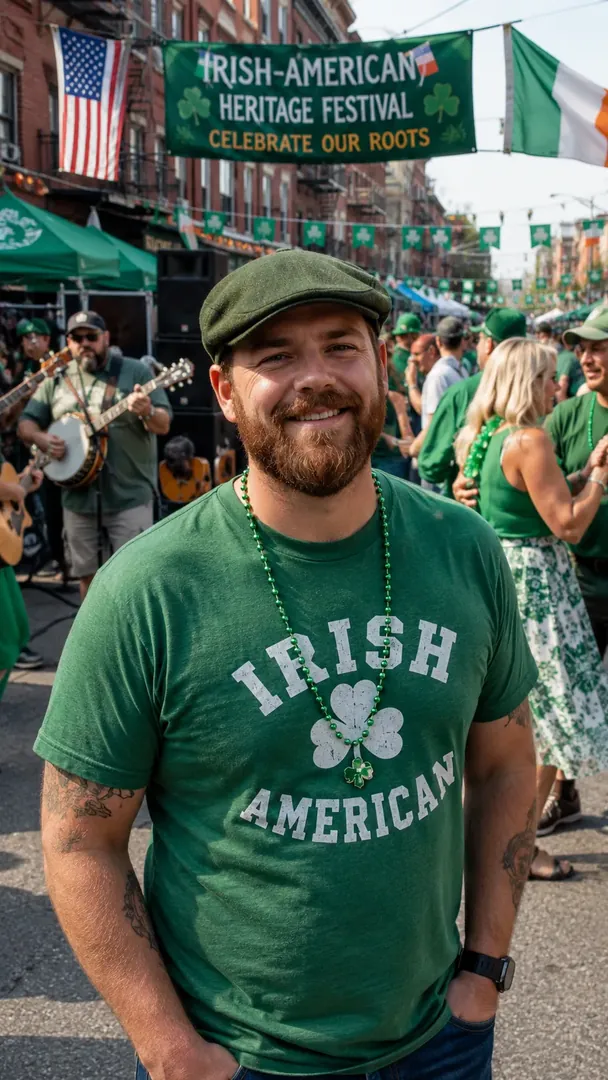 Irish-American Heritage Festival: AI American Cultural Celebrations photo effect