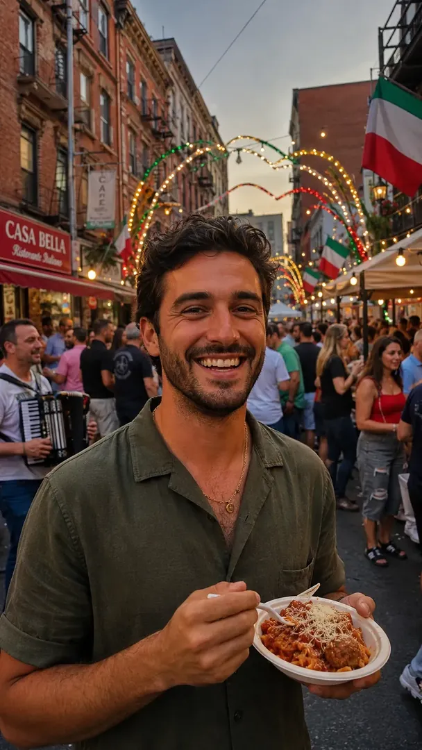 Italian-American Festival: AI American Cultural Celebrations photo effect