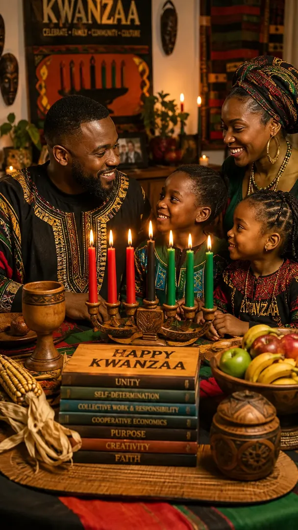 Kwanzaa Celebration: AI American Cultural Celebrations photo effect example 2