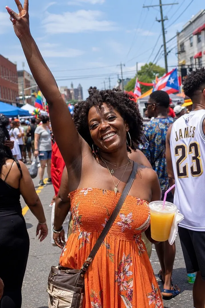 Multicultural Street Festival: AI American Cultural Celebrations photo effect example 2