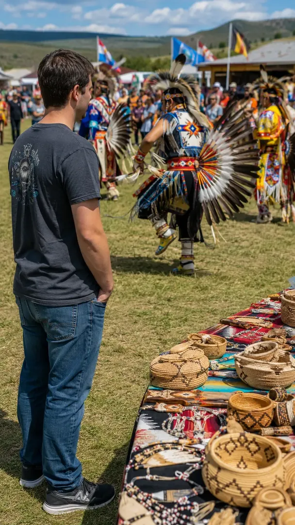 Native American Cultural Gathering: AI American Cultural Celebrations photo effect example 2