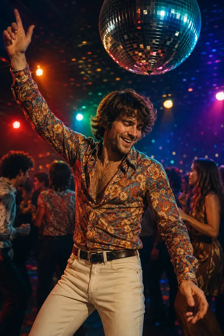 Disco Night: AI Music & Concert Vibes photo effect example 2