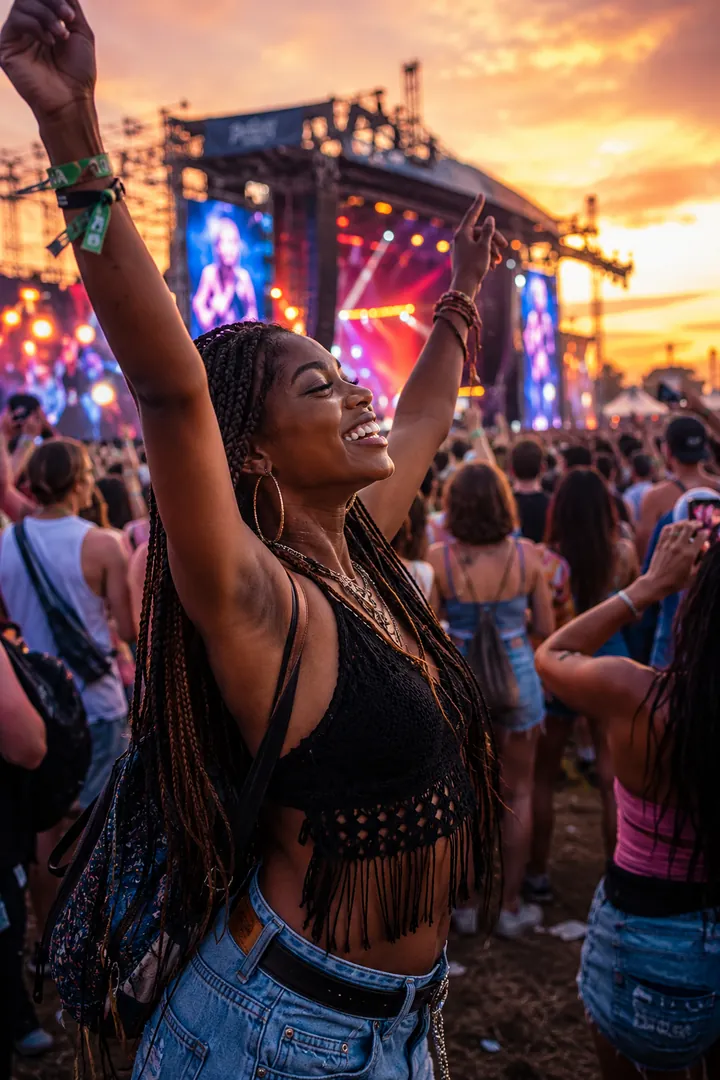 Modern Music Festival: AI Music & Concert Vibes photo effect