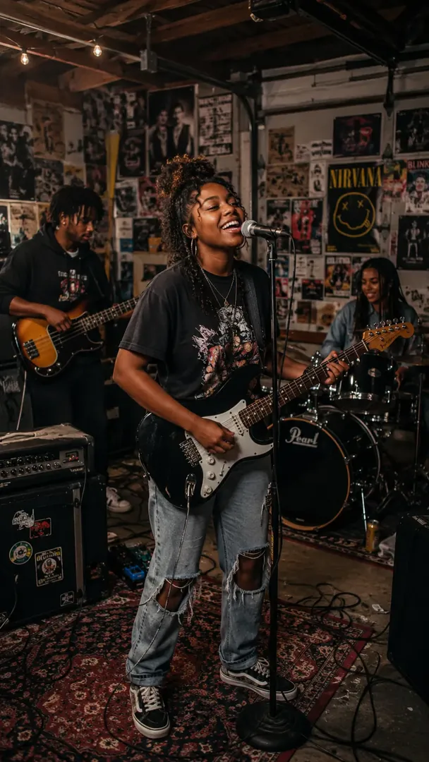 Garage Band: AI Music & Concert Vibes photo effect