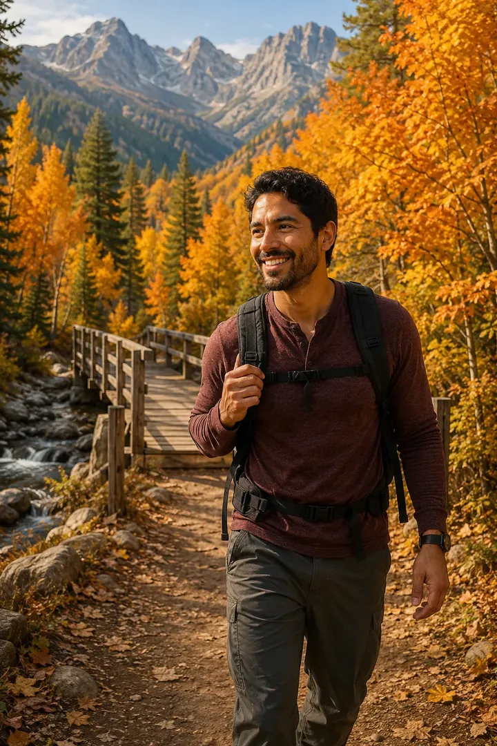 Autumn National Park: AI Great Outdoors & National Parks photo effect example 2