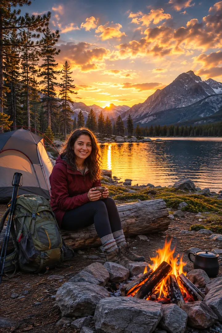 American Camping Trip: AI Great Outdoors & National Parks photo effect