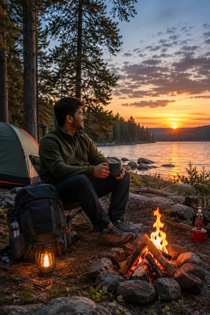 American Camping Trip: AI Great Outdoors & National Parks photo effect example 2