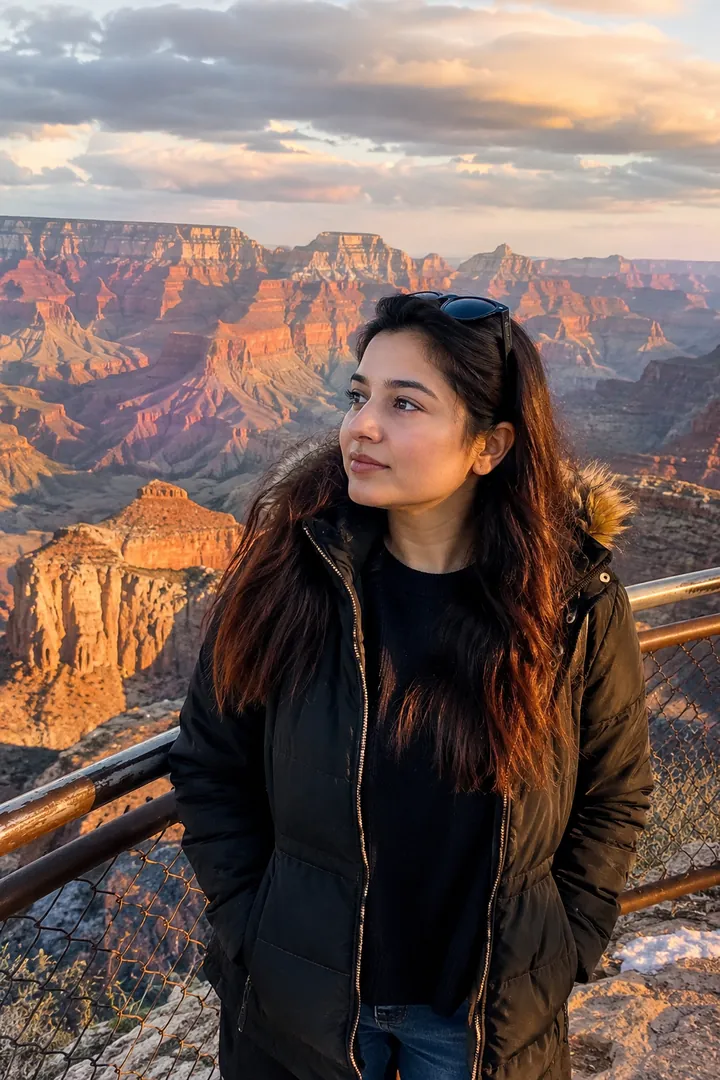 Grand Canyon Golden Hour: AI Great Outdoors & National Parks photo effect example 2