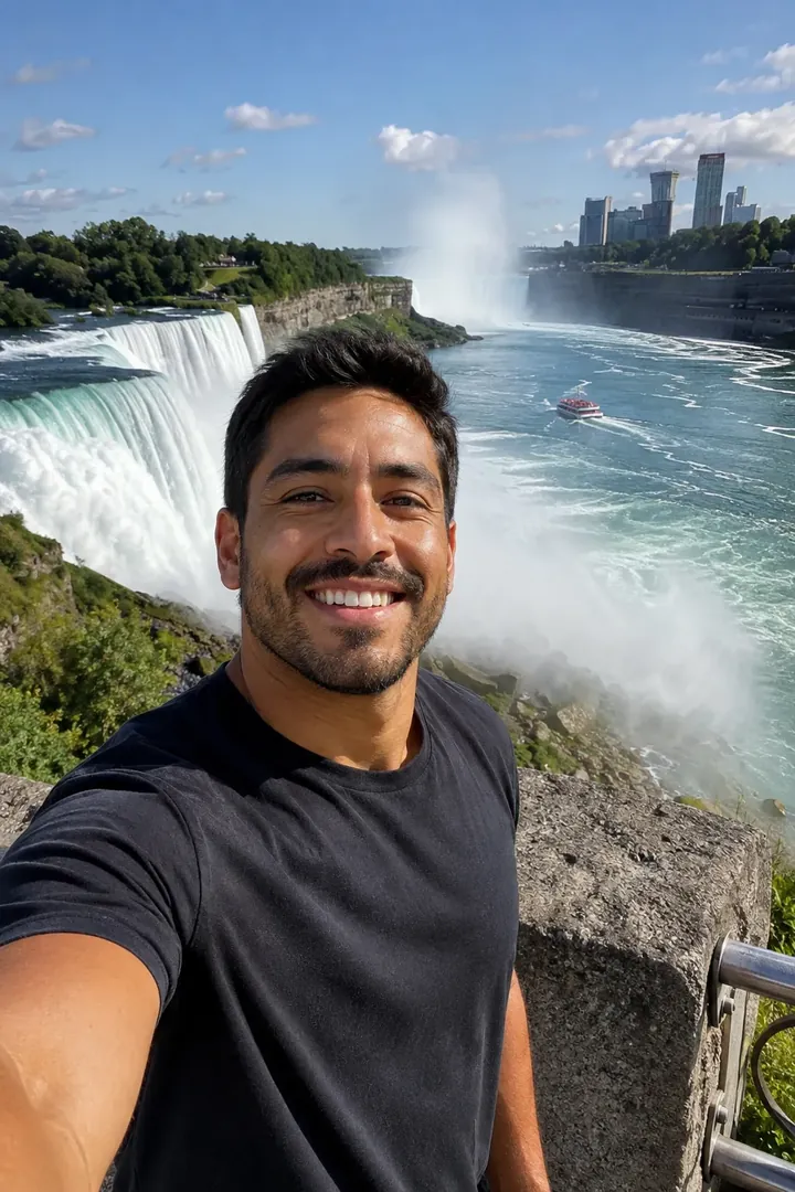Niagara Falls: AI Great Outdoors & National Parks photo effect example 2