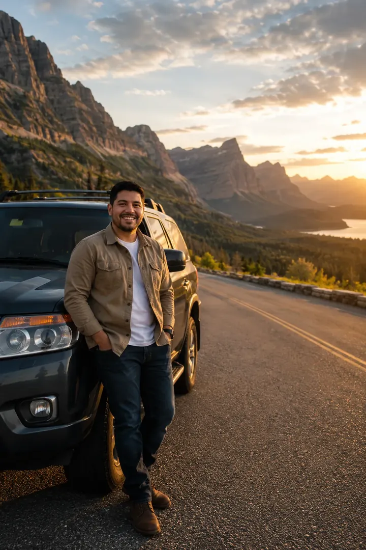 National Park Road Trip: AI Great Outdoors & National Parks photo effect