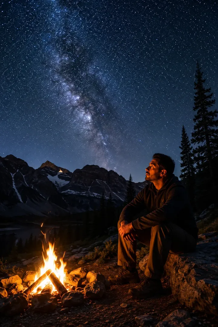 National Park Stargazing: AI Great Outdoors & National Parks photo effect