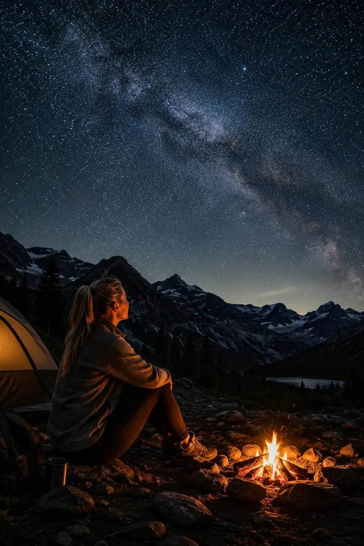 National Park Stargazing: AI Great Outdoors & National Parks photo effect example 2