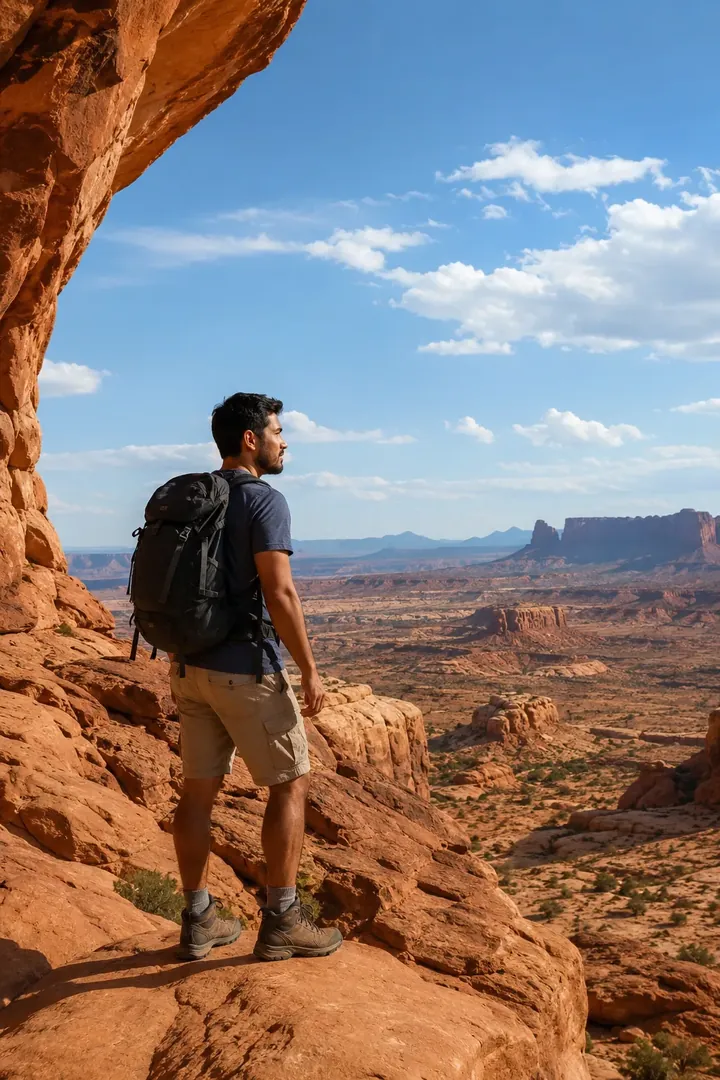 Utah Desert Adventure: AI Great Outdoors & National Parks photo effect example 2