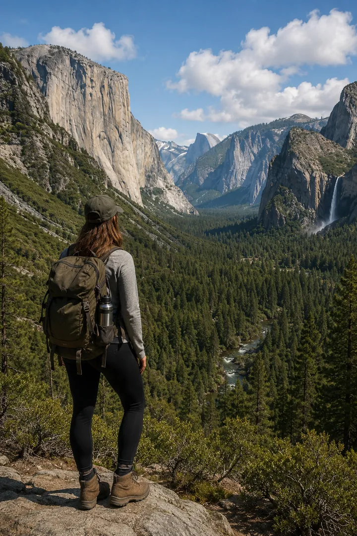 Yosemite Valley: AI Great Outdoors & National Parks photo effect example 2