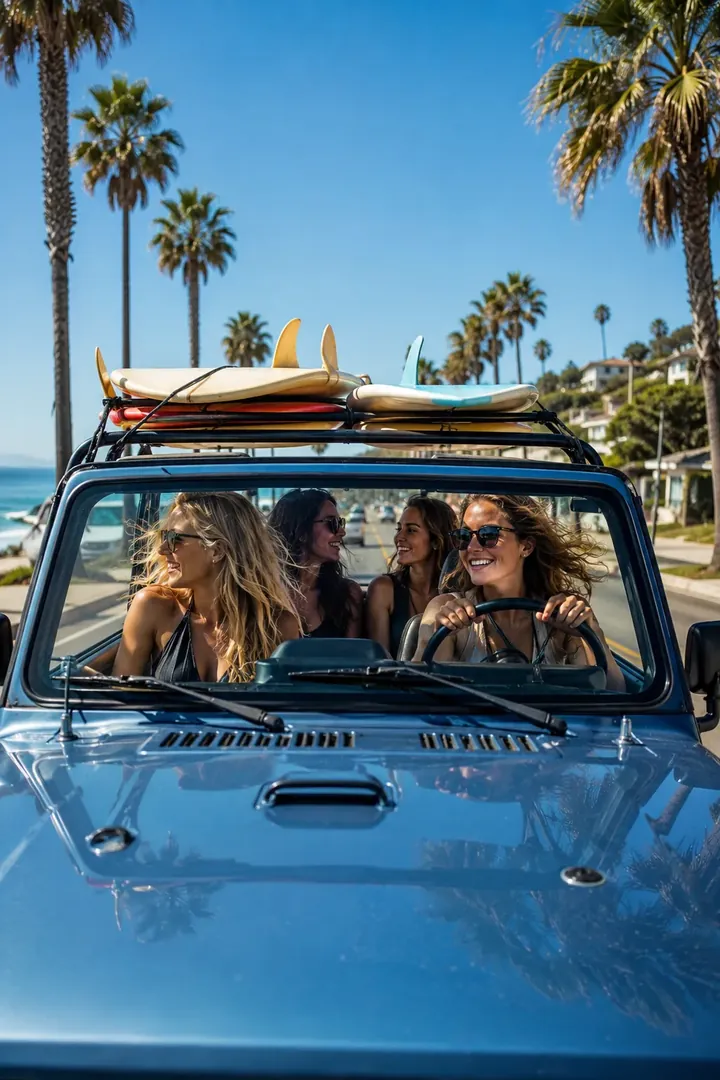 Beach Road Trip: AI Road Trip & Summer Drives photo effect
