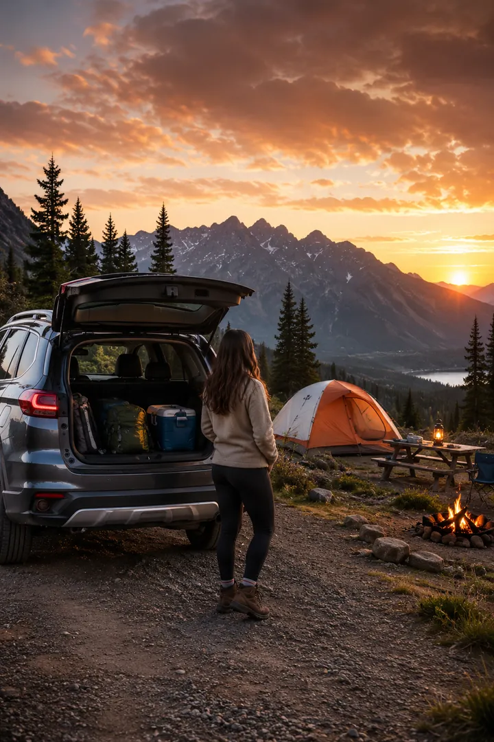 Road Trip Camping: AI Road Trip & Summer Drives photo effect example 2