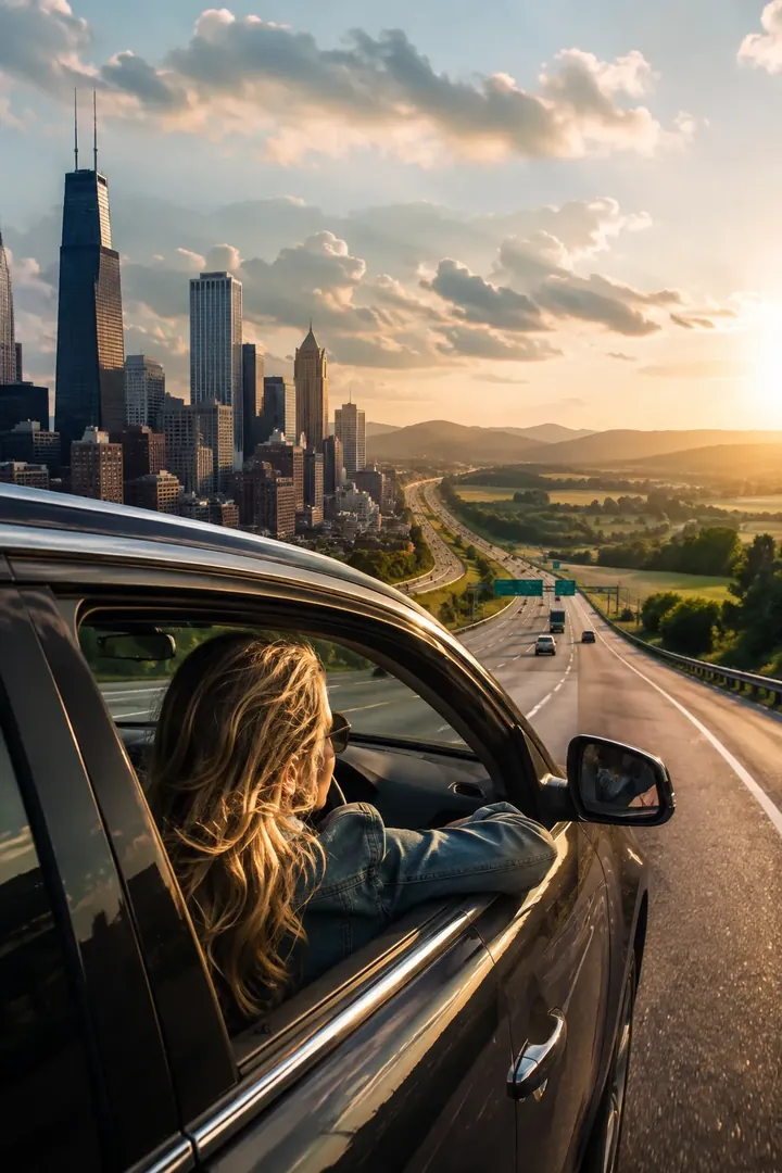 City-to-City Road Trip: AI Road Trip & Summer Drives photo effect