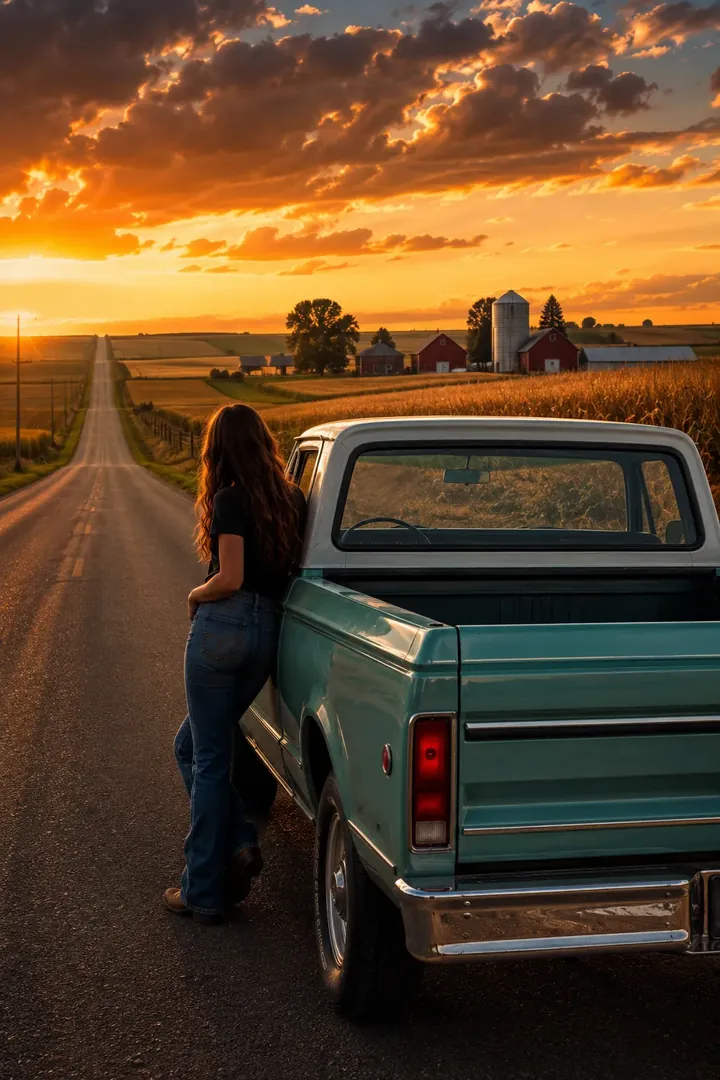 Midwest Highway: AI Road Trip & Summer Drives photo effect example 2