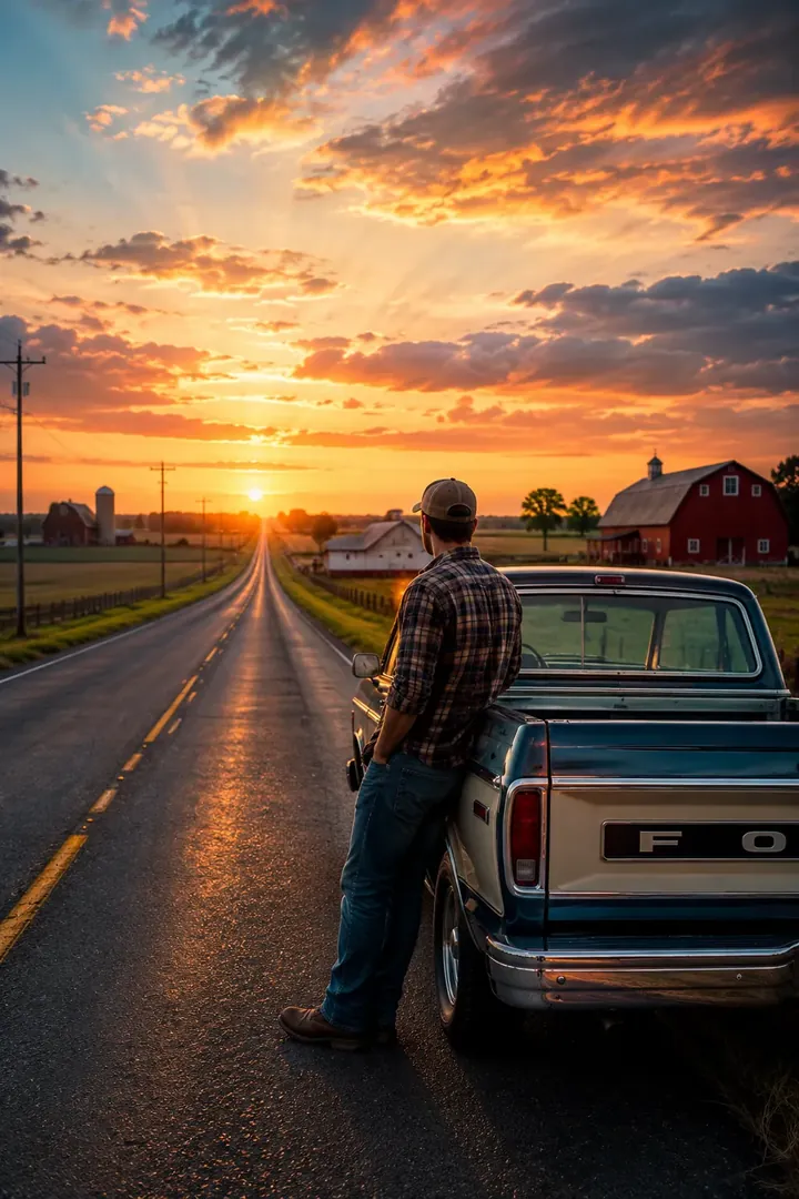 Midwest Highway: AI Road Trip & Summer Drives photo effect