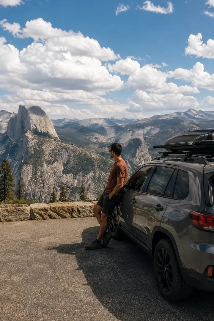National Park Road Trip: AI Road Trip & Summer Drives photo effect