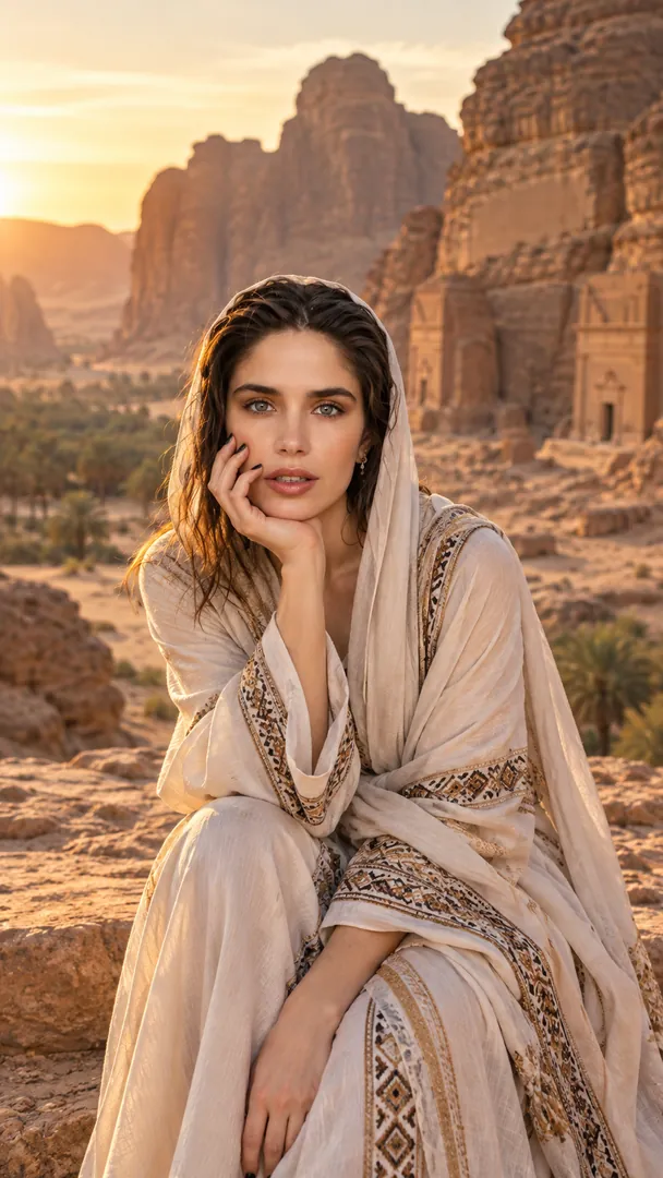 AlUla Heritage: AI Arabian Heritage photo effect example 2