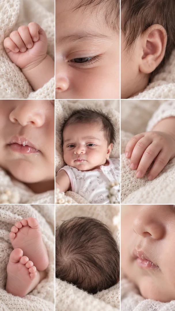 Tiny Details: AI Baby Photoshoot photo effect