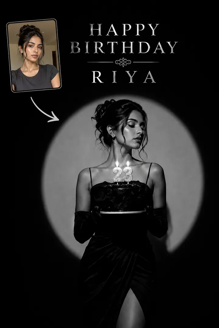 Spotlight: AI Birthday Posters & Custom Wishes photo effect