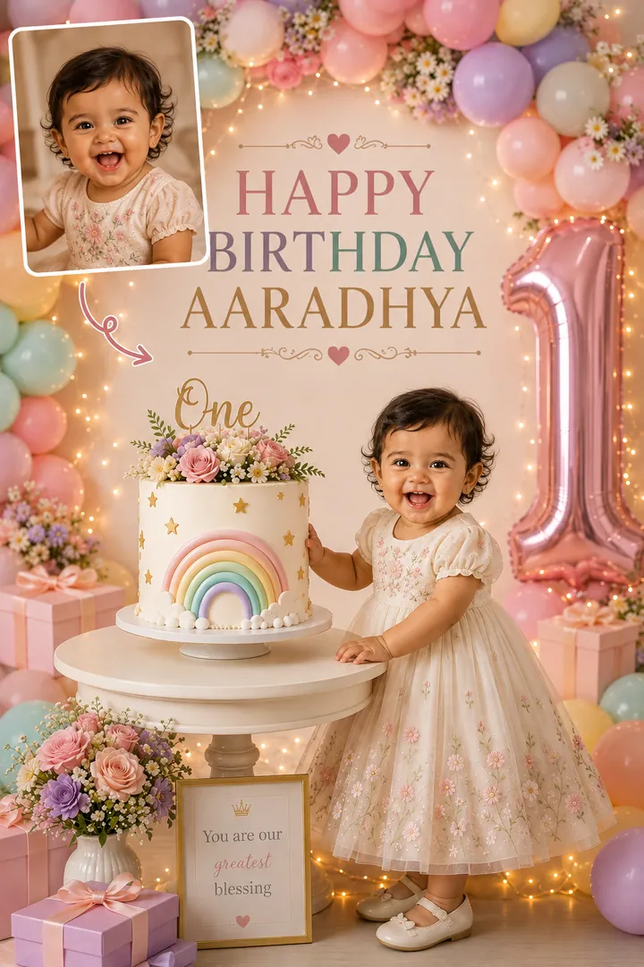 Superstar Studio: AI Birthday Posters & Custom Wishes photo effect example 2