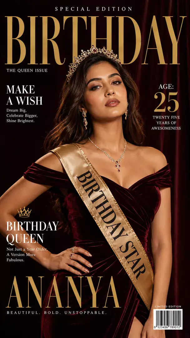 Magazine Cover — AI photo example
