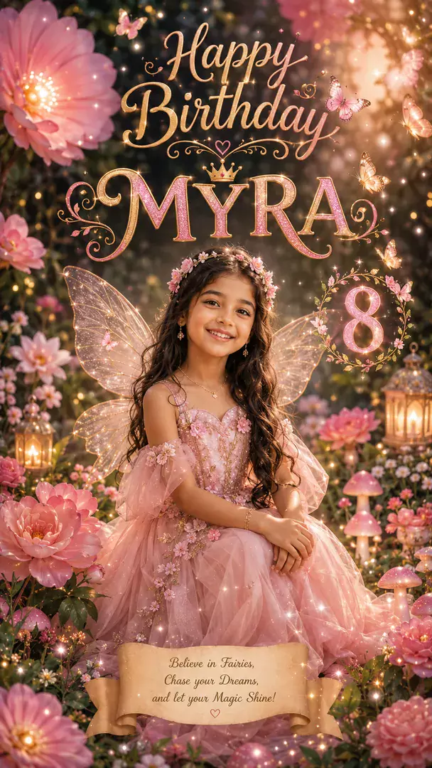 Fairy Garden Princess — AI photo example
