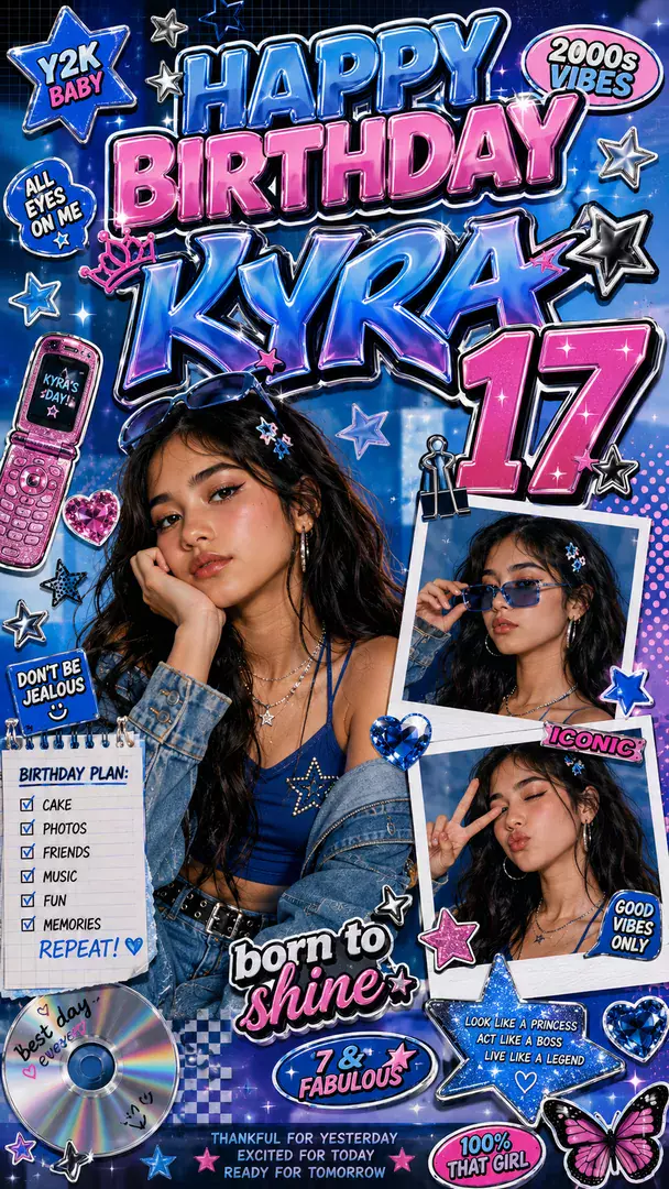 Y2K Retro Pop — AI photo example