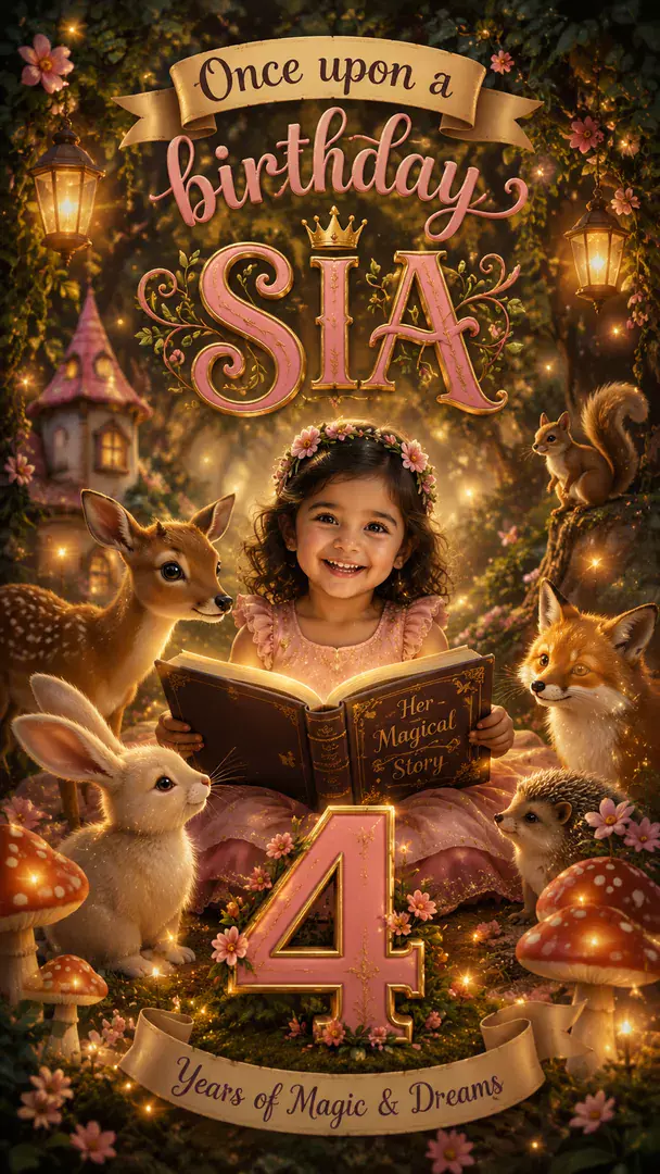 Storybook Fairytale — AI photo example