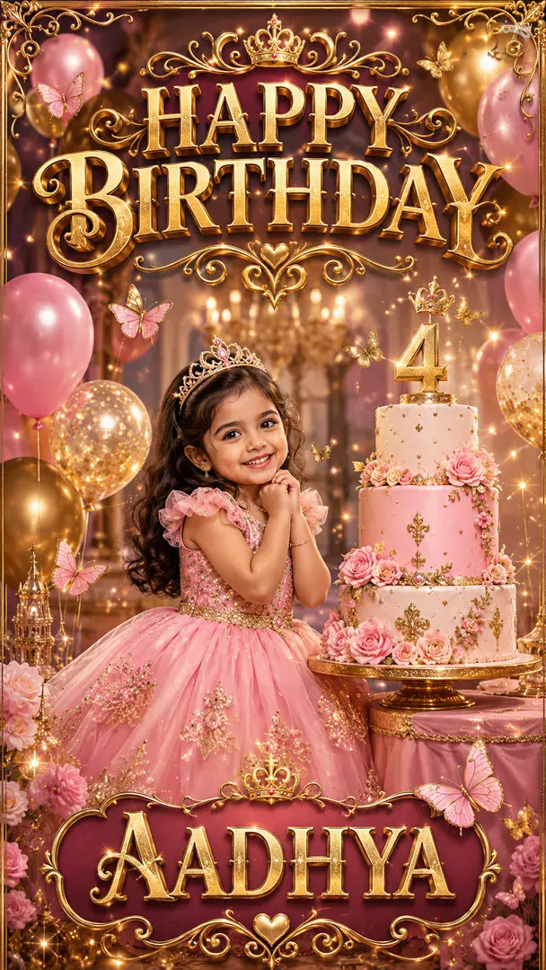 Royal Birthday — AI photo example