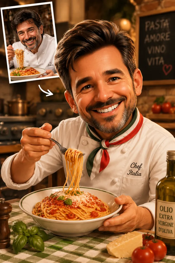 3D Caricature — AI photo example