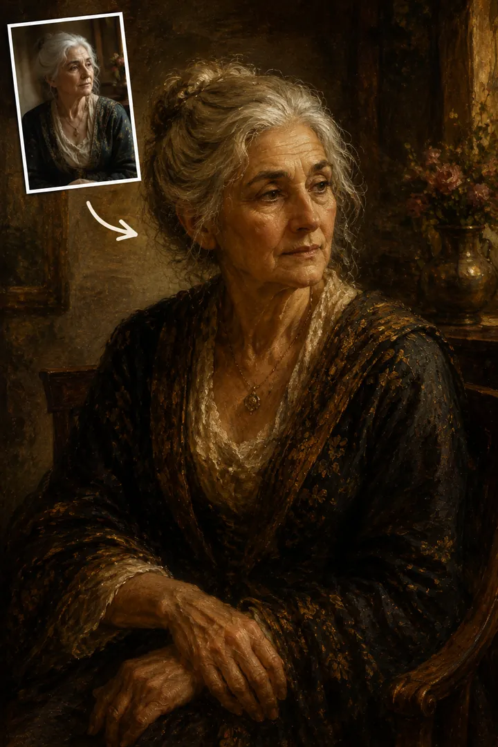 Oil Painting AI photo example 2