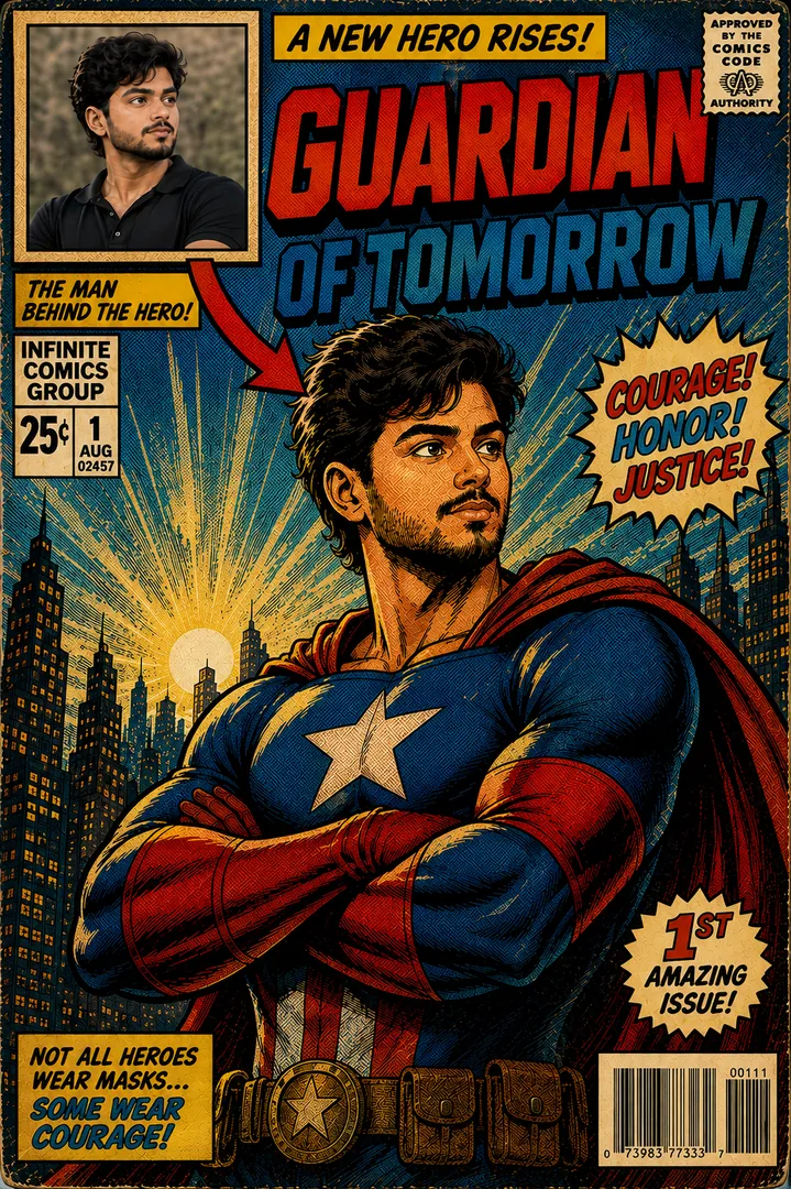 Comic Book — AI photo example