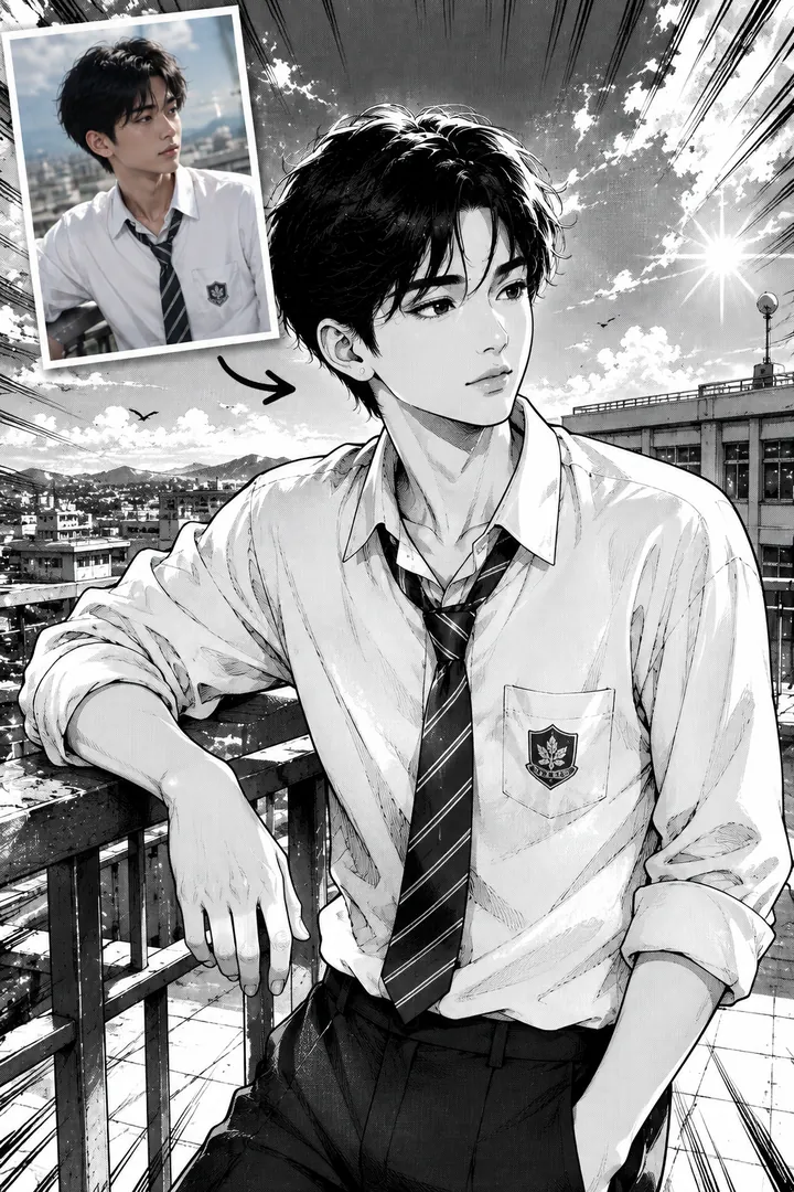 Manga AI photo example 2