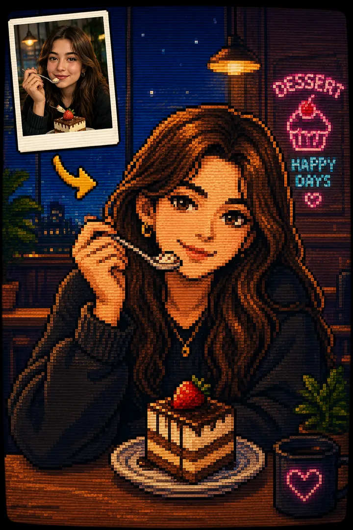 Pixel Art AI photo example 2