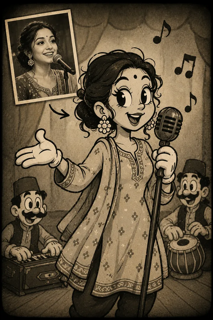 Vintage Toon — AI photo example