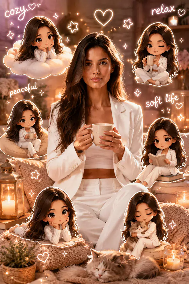 Cozy Soft Life — AI photo example