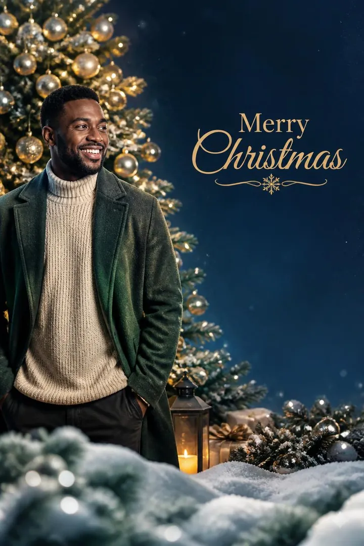 Christmas Greeting: AI Christmas photo effect example 2
