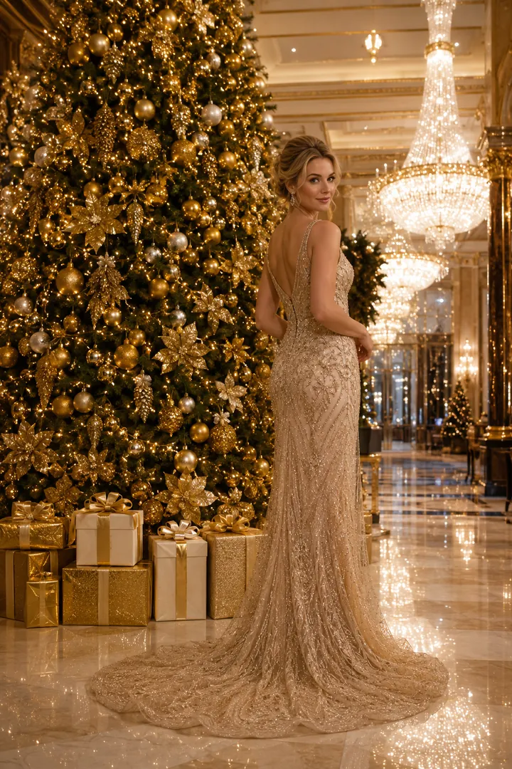 Luxury Christmas: AI Christmas photo effect