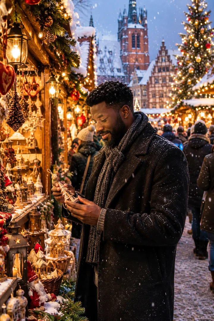 Christmas Market: AI Christmas photo effect