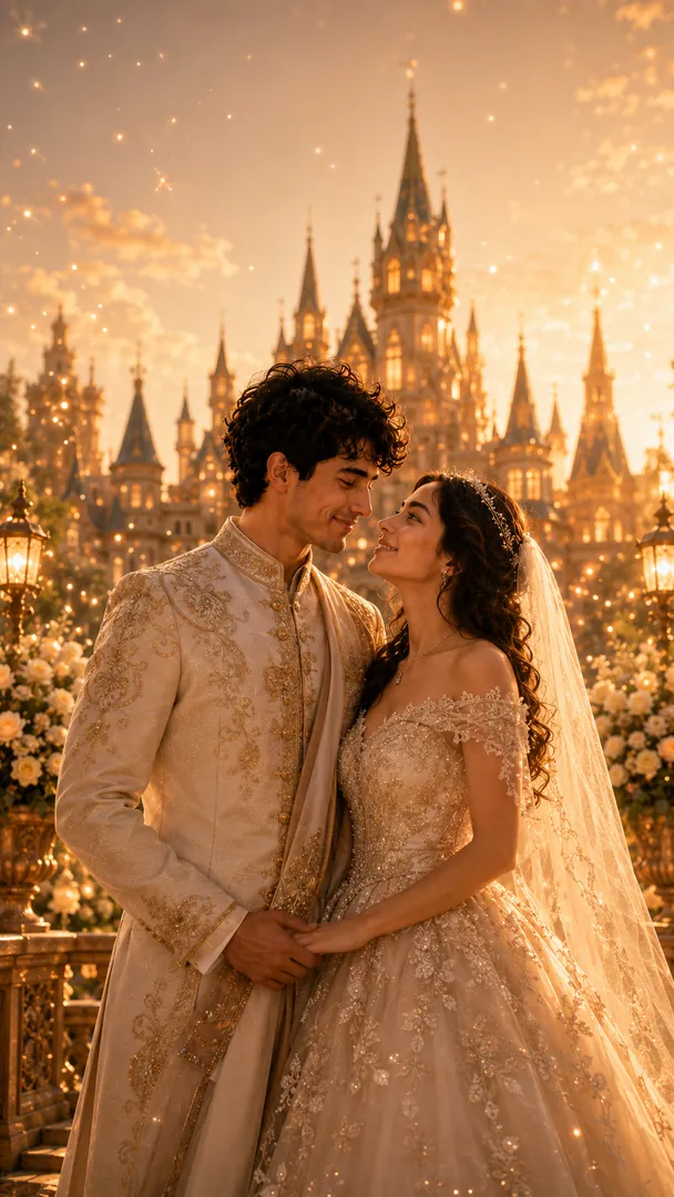 Fairytale Wedding — AI photo example