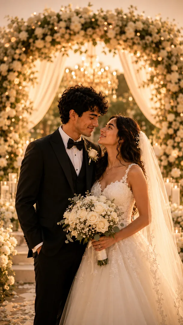 Modern Wedding — AI photo example