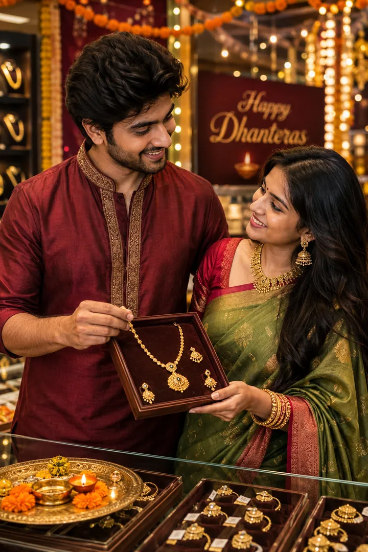 Dhanteras Shopping: AI Dhanteras photo effect