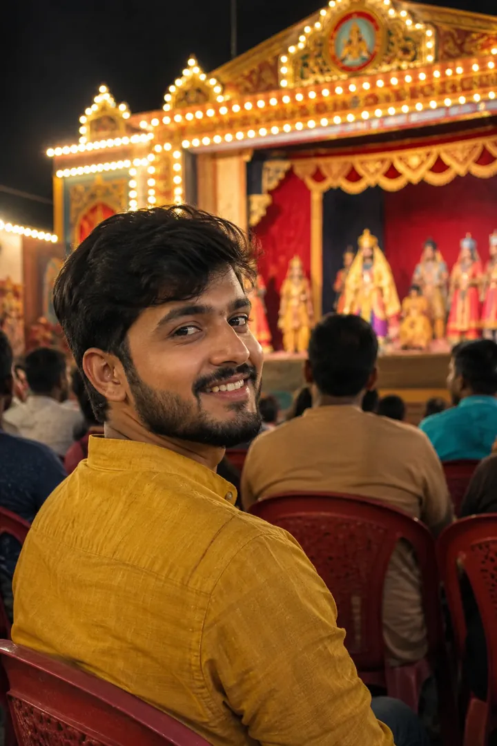 Ram Leela Stage: AI Dussehra photo effect