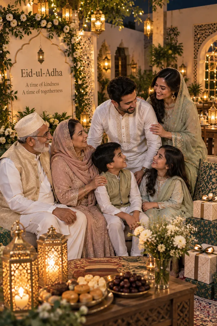 Eid Family Celebration: AI Eid-ul-Adha photo effect