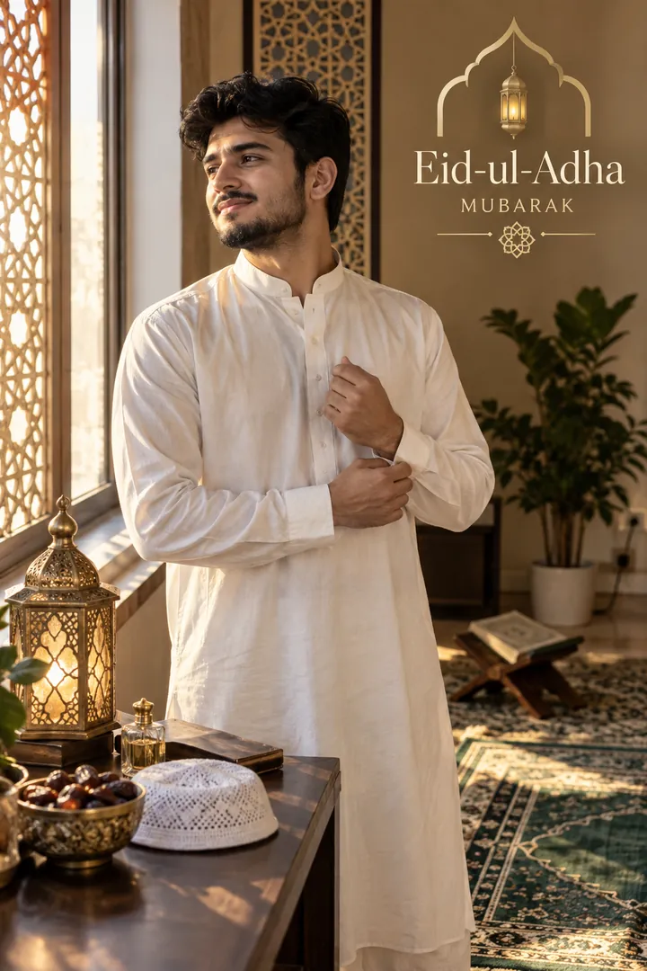 Eid Morning Portrait: AI Eid-ul-Adha photo effect example 2